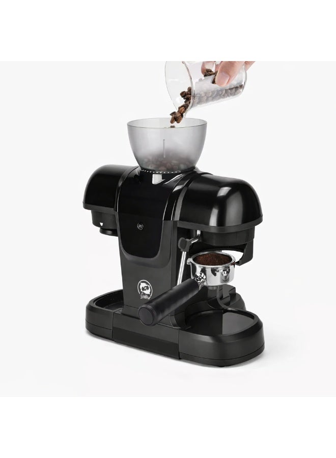 i cafilas Semi-Automatic Espresso Machine with Grinder – 19 Bar Pressure, Touch Control, Steam Wand, Stainless Steel Coffee Maker for Home & Office - Image 5